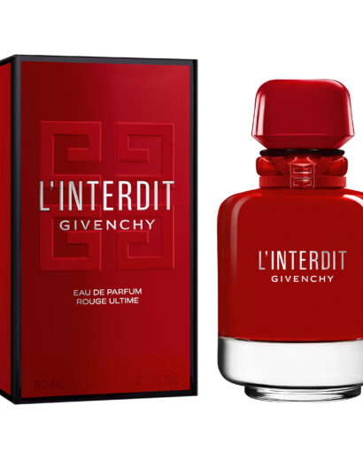 Givenchy L'Interdit Rouge Ultime Eau de Parfum 80ml bottle and box