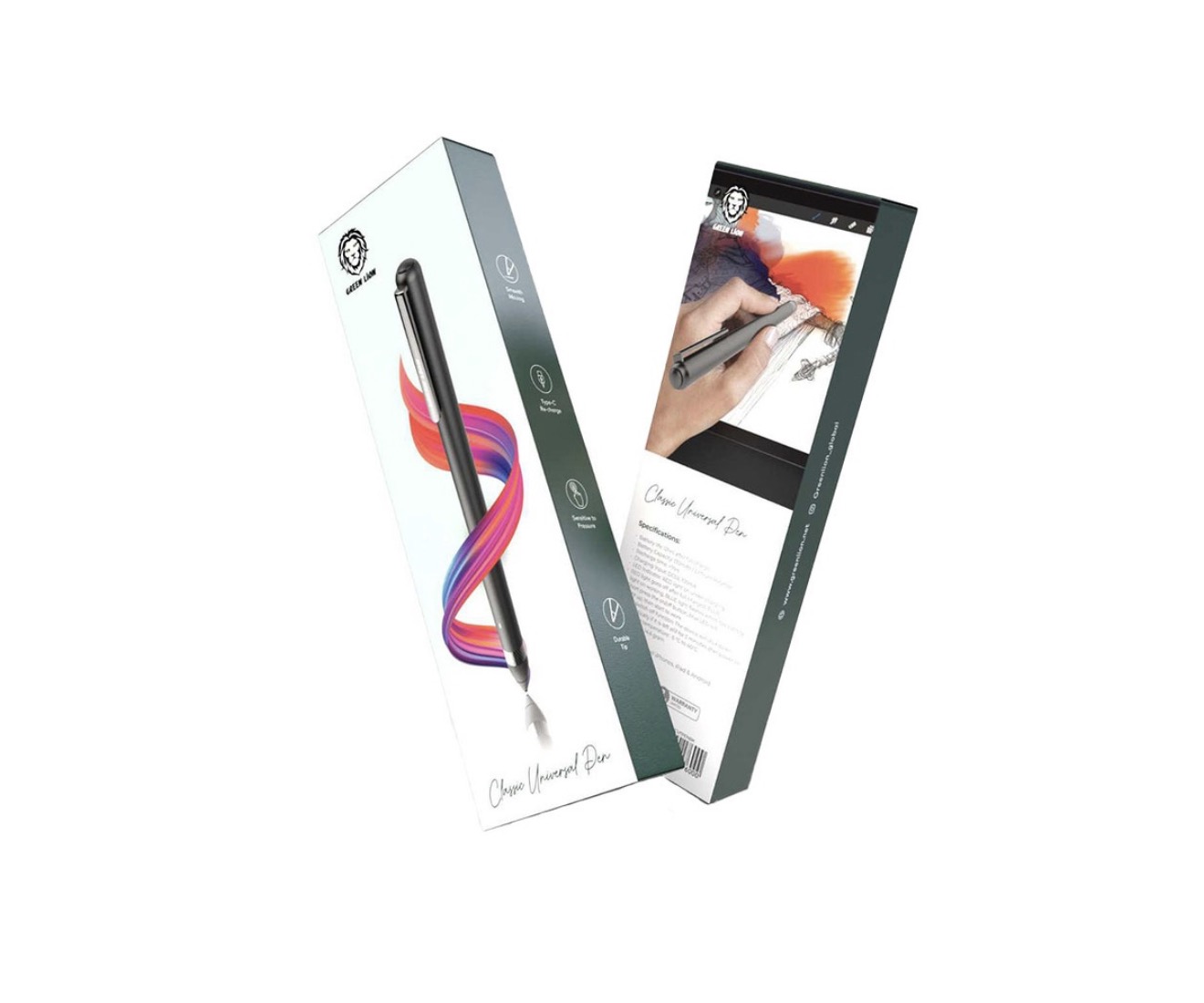 Green Lion Universal Stylus Pencil Green Lion Universal Stylus Pencil product packaging