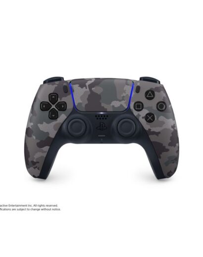 Gray camouflage PS5 DualSense wireless controller