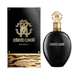 Roberto Cavalli Nero Assoluto Eau de Parfum 75ml bottle and box