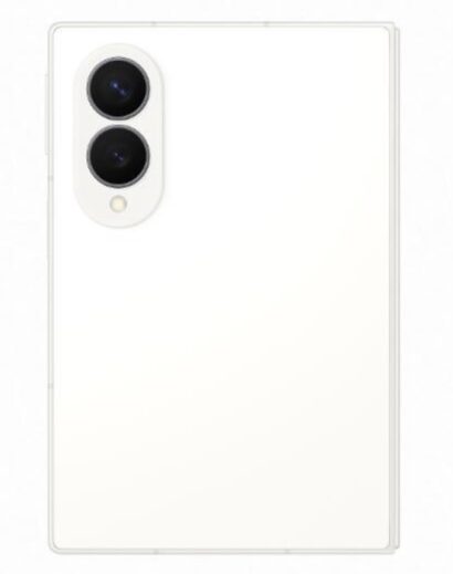 Samsung Galaxy Z Fold 8 in Cream, rear view