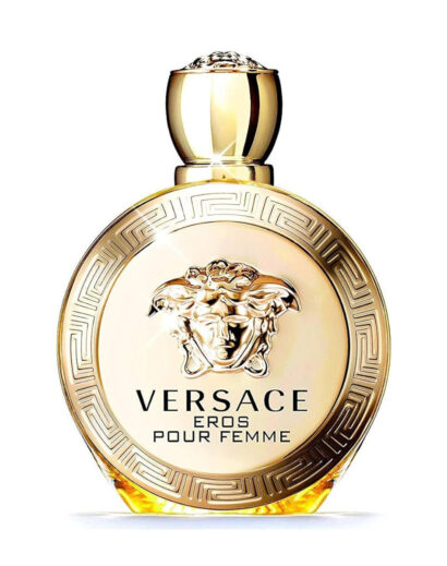 Versace Eros Pour Femme 100ml gold perfume bottle