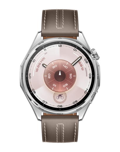 Huawei Watch GT 6 — 46mm — Gray Composite Leather Strap