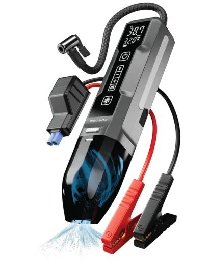 Porodo Ignatov 4-in-1 Jumpstarter, Vacuum & Tyre Inflator