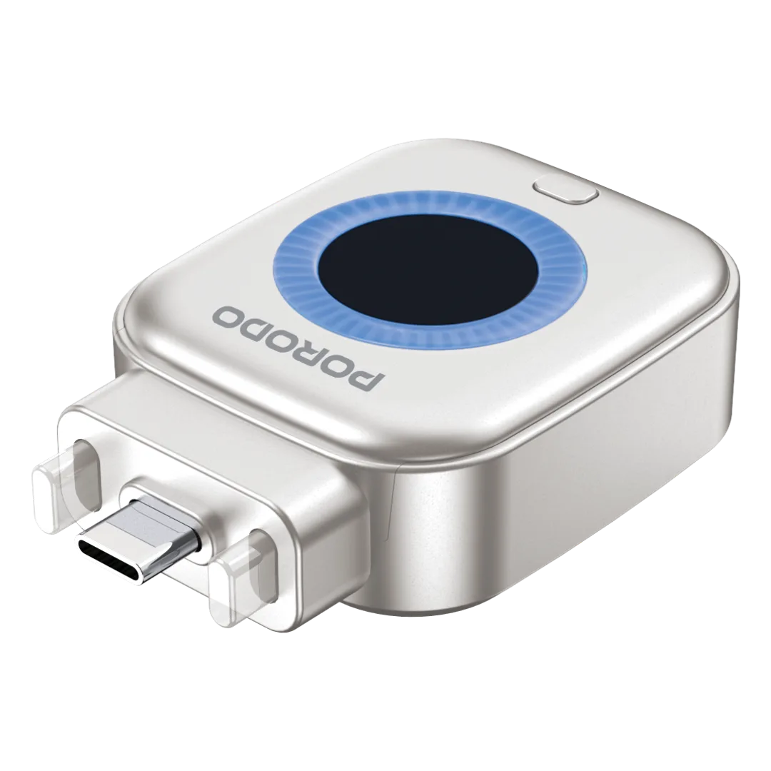 Porodo Smart Auto-Cutoff Charging Adapter — 100W USB-C Porodo Smart Auto-Cutoff Charging Adapter